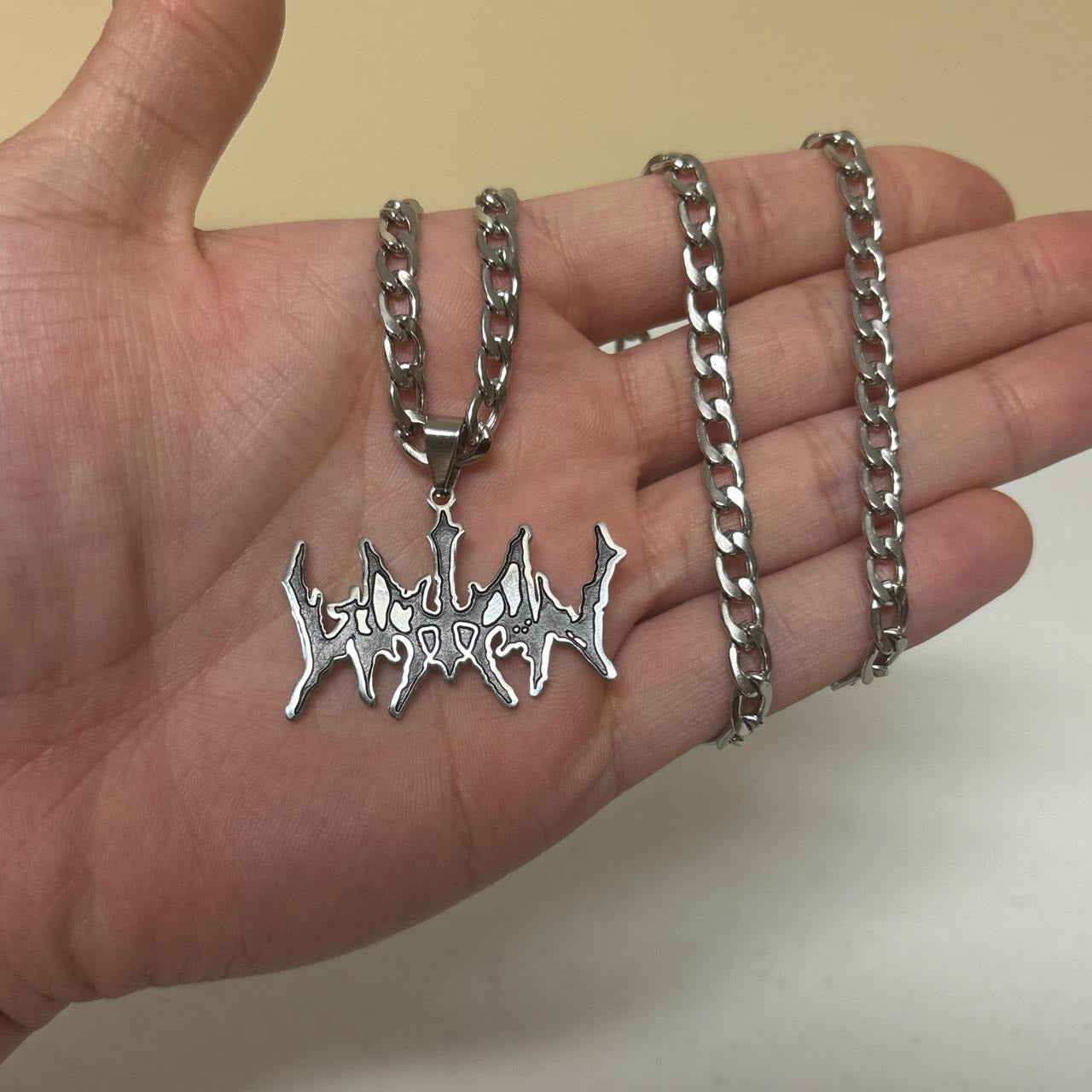 0582 - Y2K Grunge Logo Chain