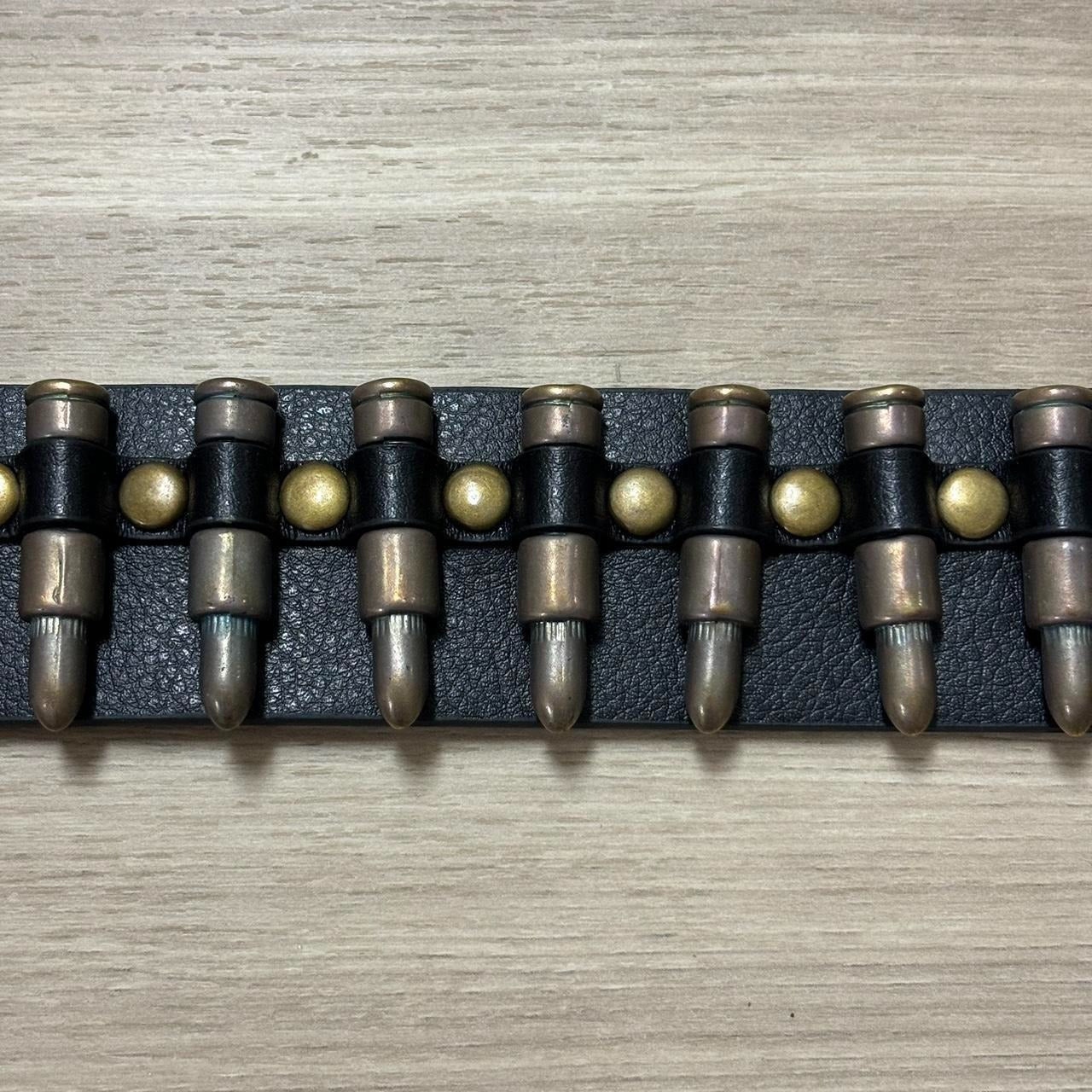 0650 - Rusted Bullet Studded Belt