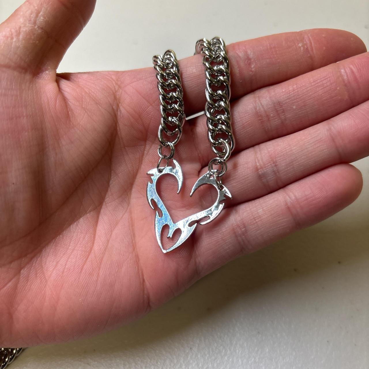 0692 - Heart Pendant Chain