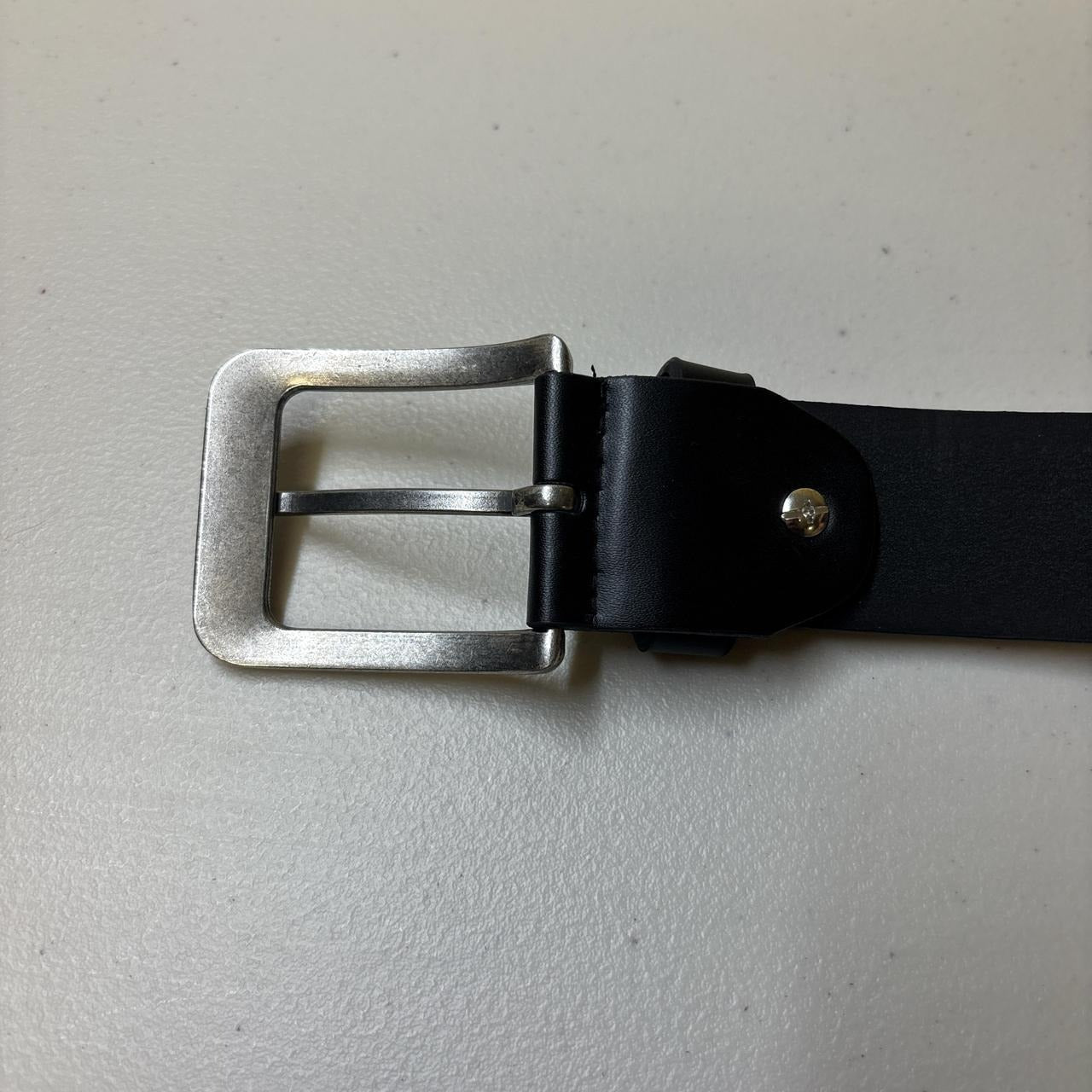 0648 - Floral Square Buckle Studded Belt