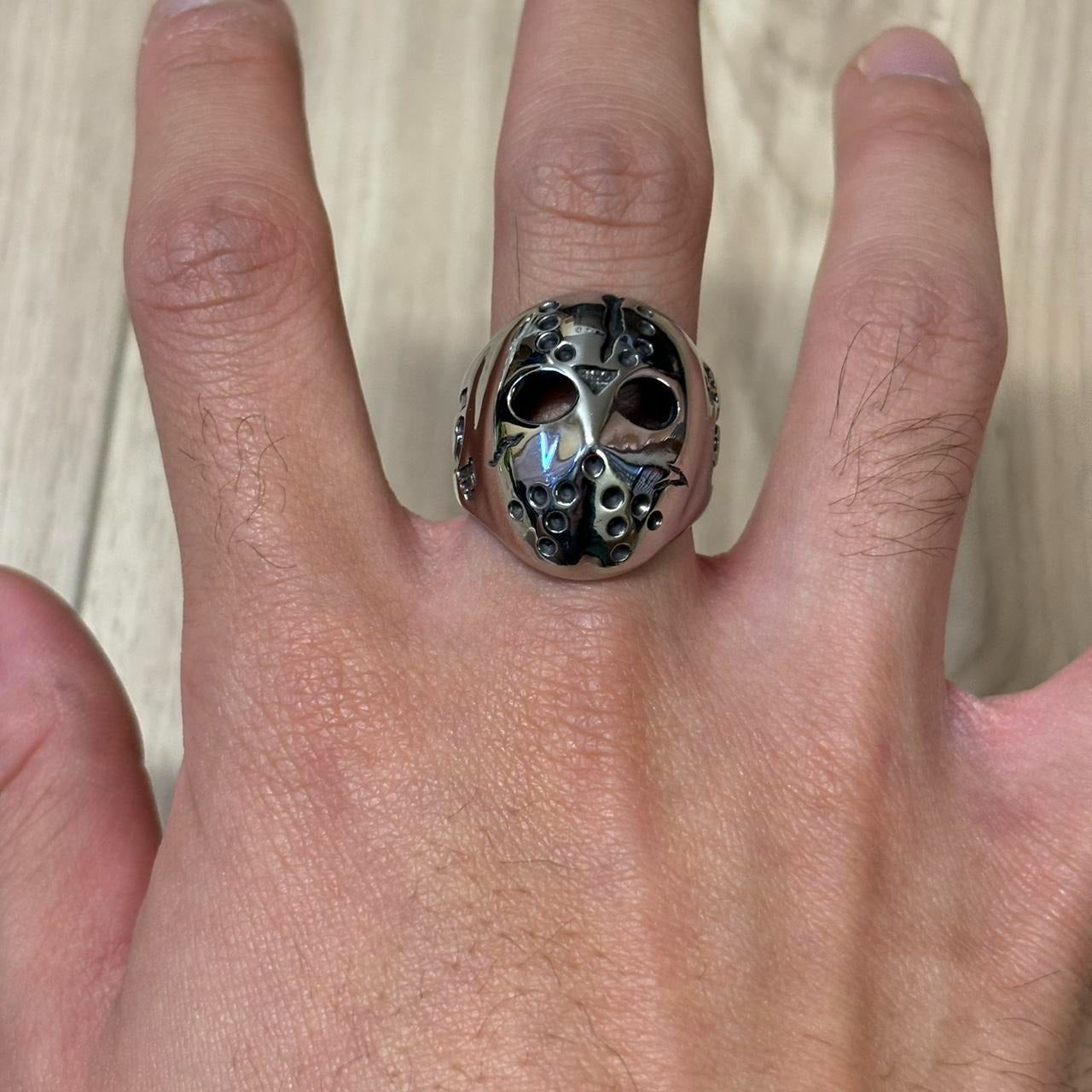 0501 - Jason Hockey Mask Ring