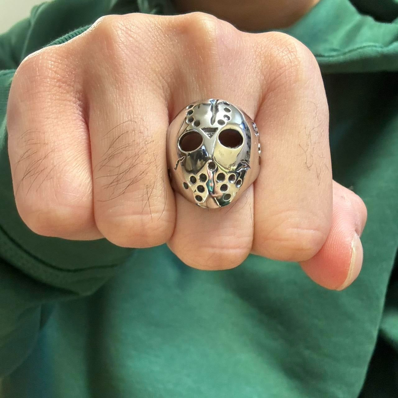 0501 - Jason Hockey Mask Ring
