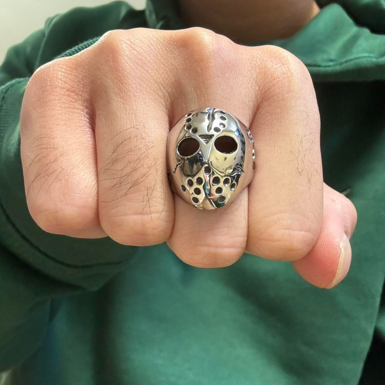 0501 - Jason Hockey Mask Ring