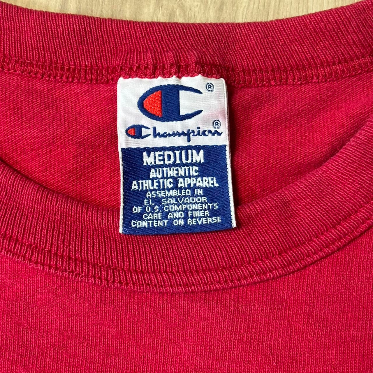 0515 - Vintage 90s Boxy Champion Red Shirt