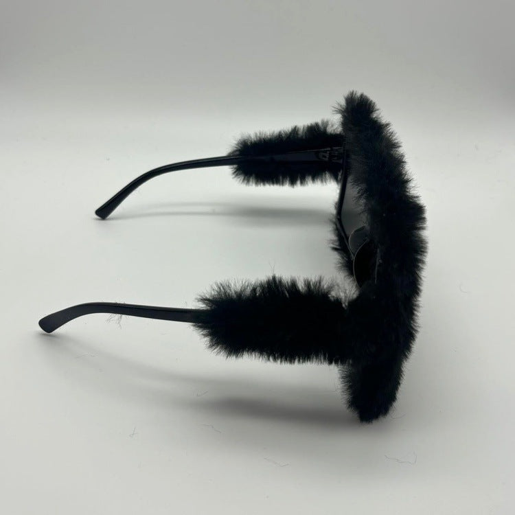 0146 - Black Mohair Sunglasses