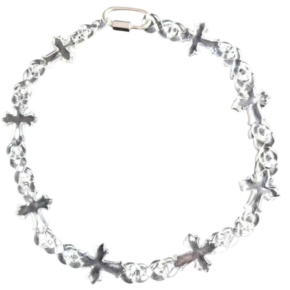 Translucent Resin Cross Chain