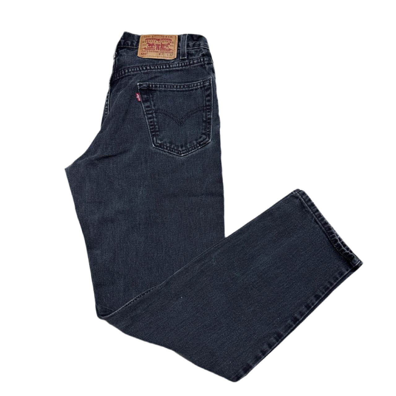 0639 - Vintage ‘02 Levi’s Faded 550 Black