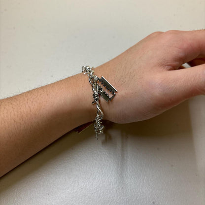 0676 - Razor Barbed Wire Bracelet V2