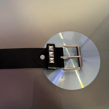 Double Row Rivet Studded Belt