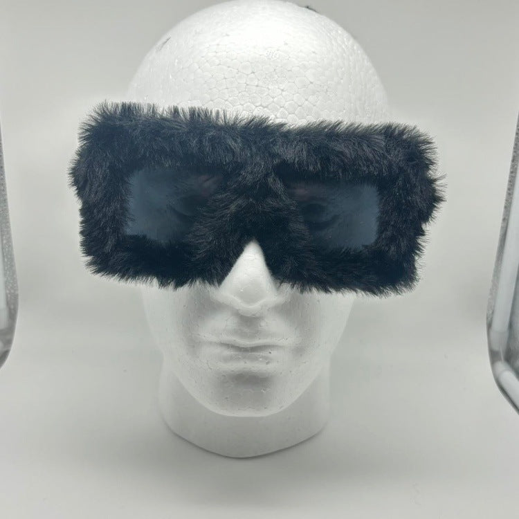 0146 - Black Mohair Sunglasses