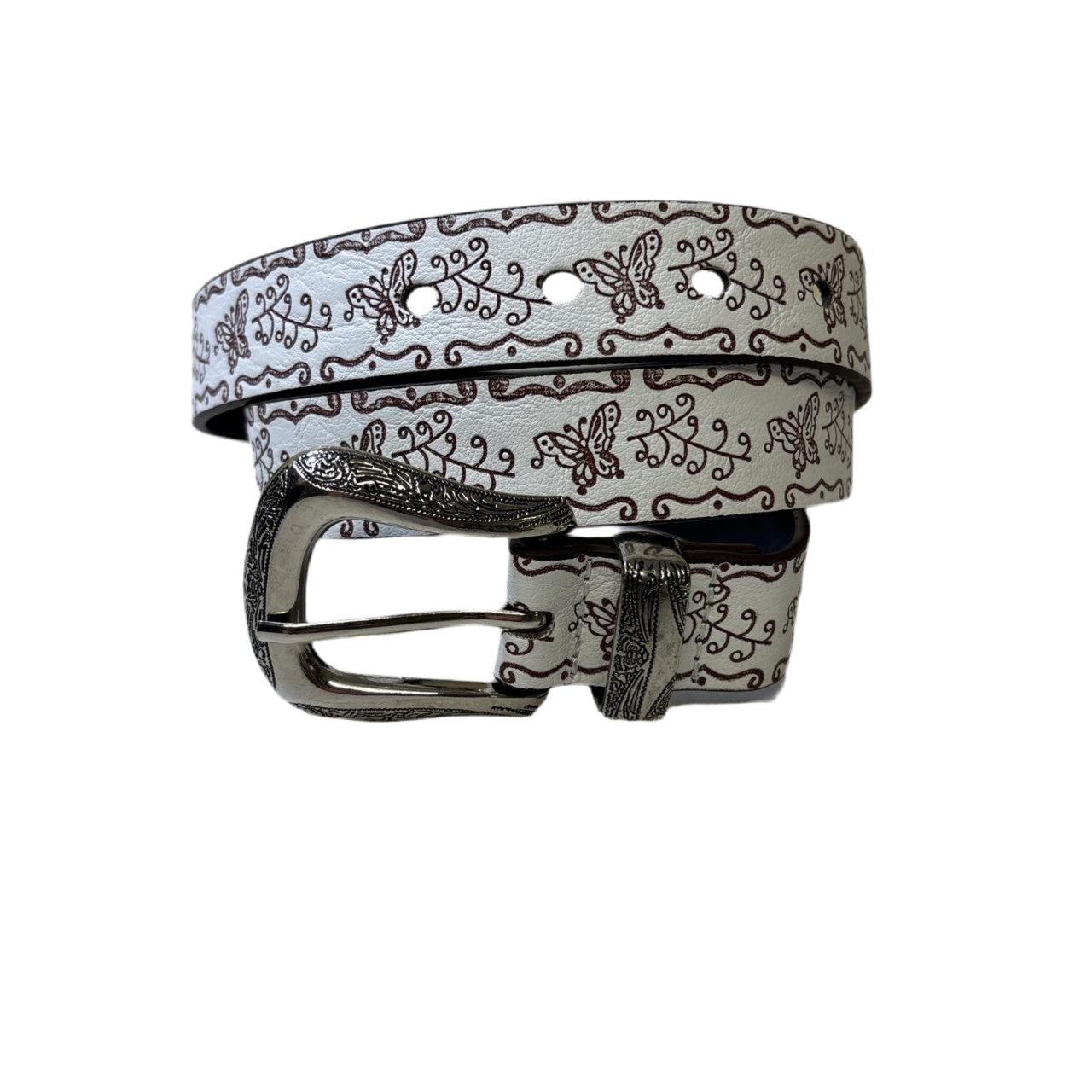 0651 - Engraved Butterfly Belt