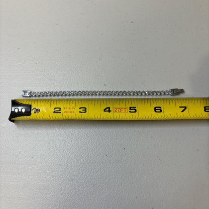 0607 - Stainless Oval Cut Tennis Bracelet