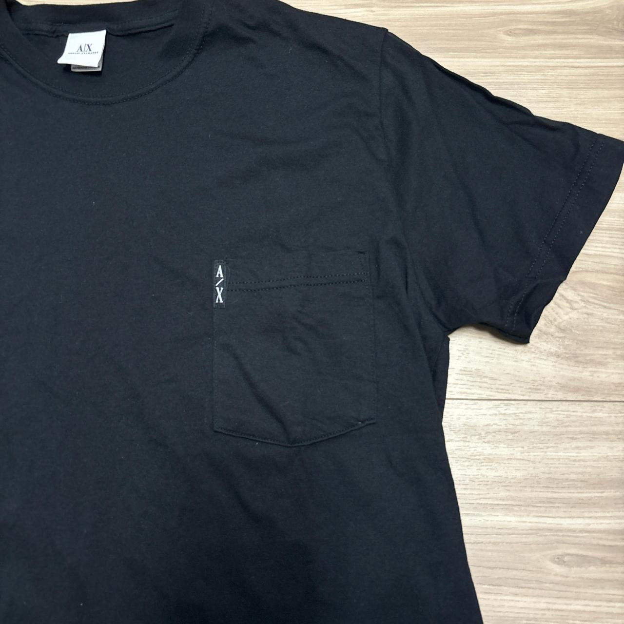 0540 - Armani Exchange Black Pocket T Shirt