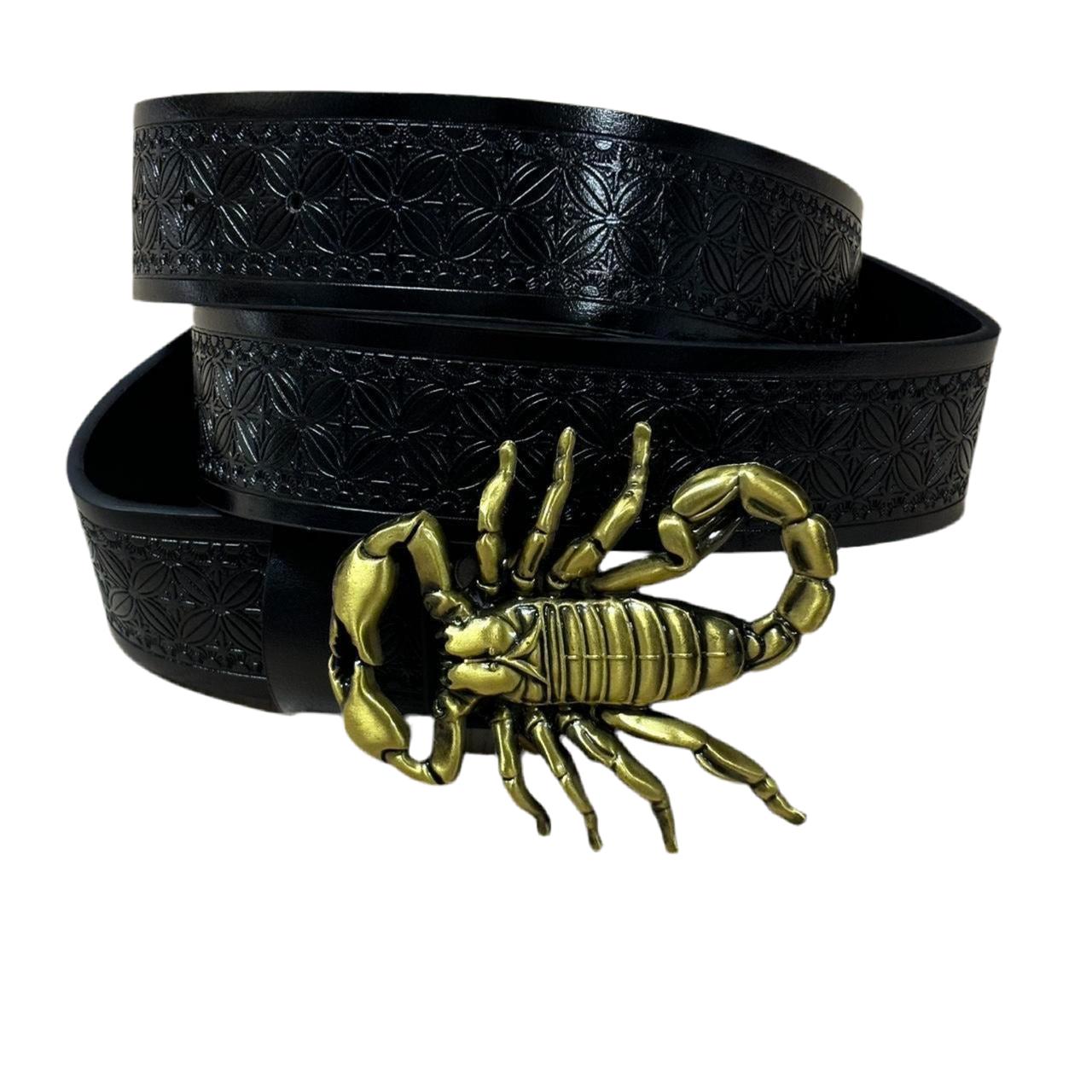 0485 - Gold Scorpion Buckle Belt