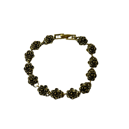 0175 - Gold Rose Bracelet