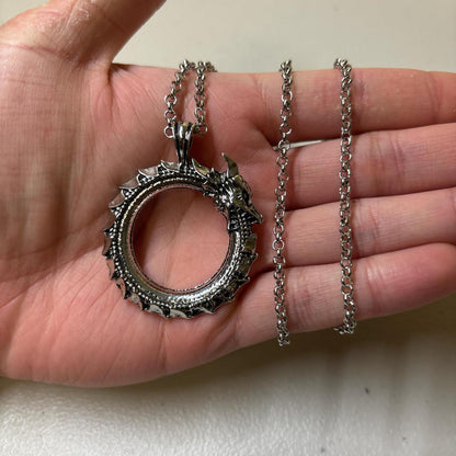 Dragon Ouroboros Ring Necklace