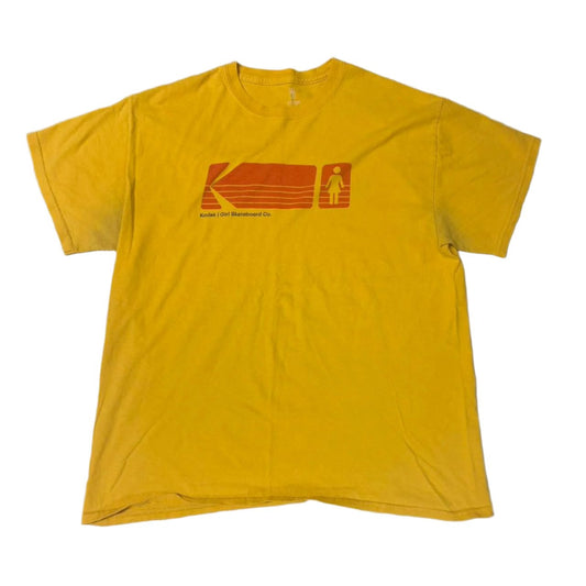 0520 - Vintage Girl Skateboards Yellow Shirt