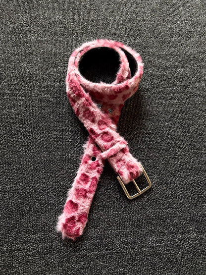 Pink Panther Plush Belt
