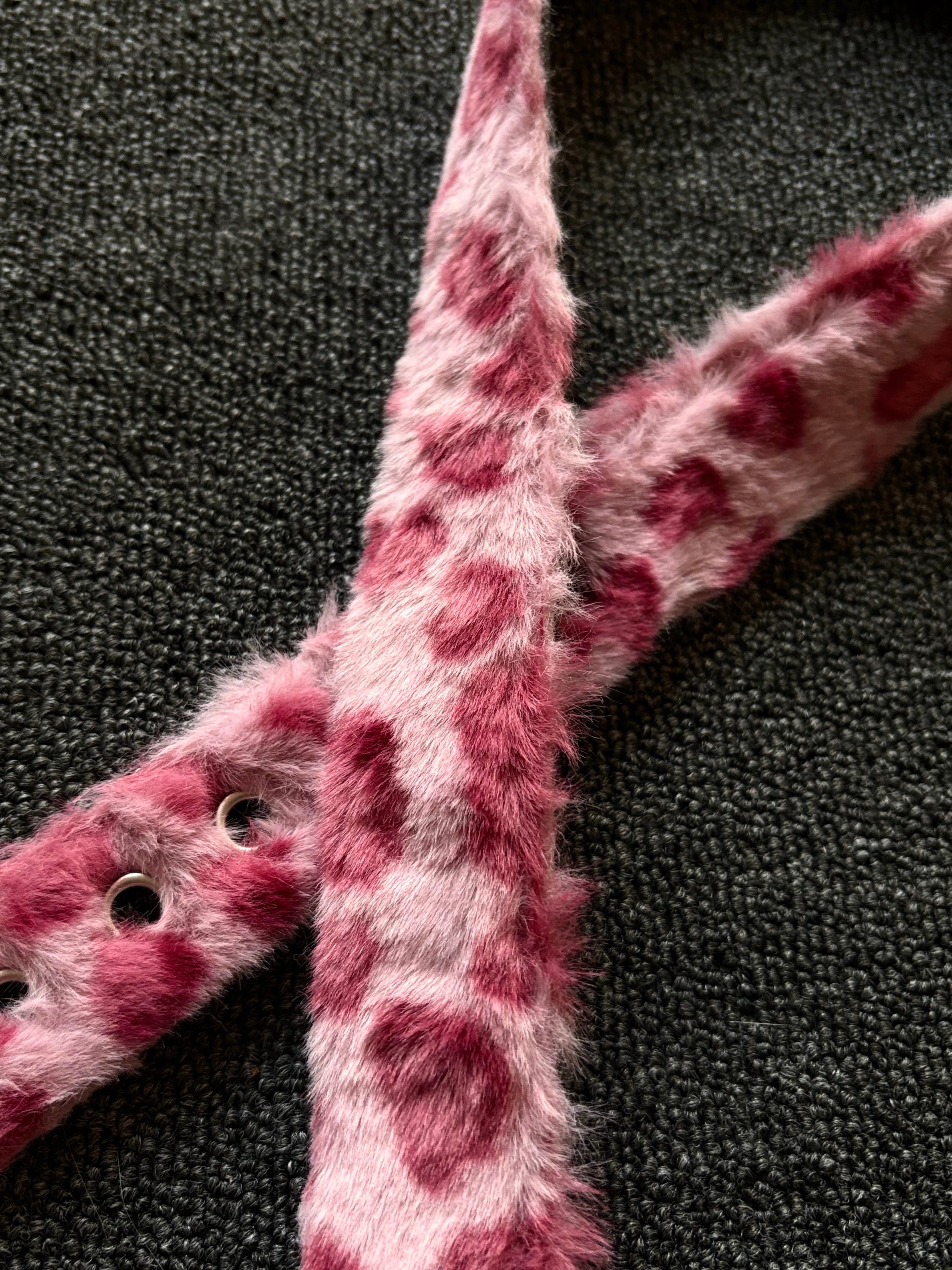 Pink Panther Plush Belt