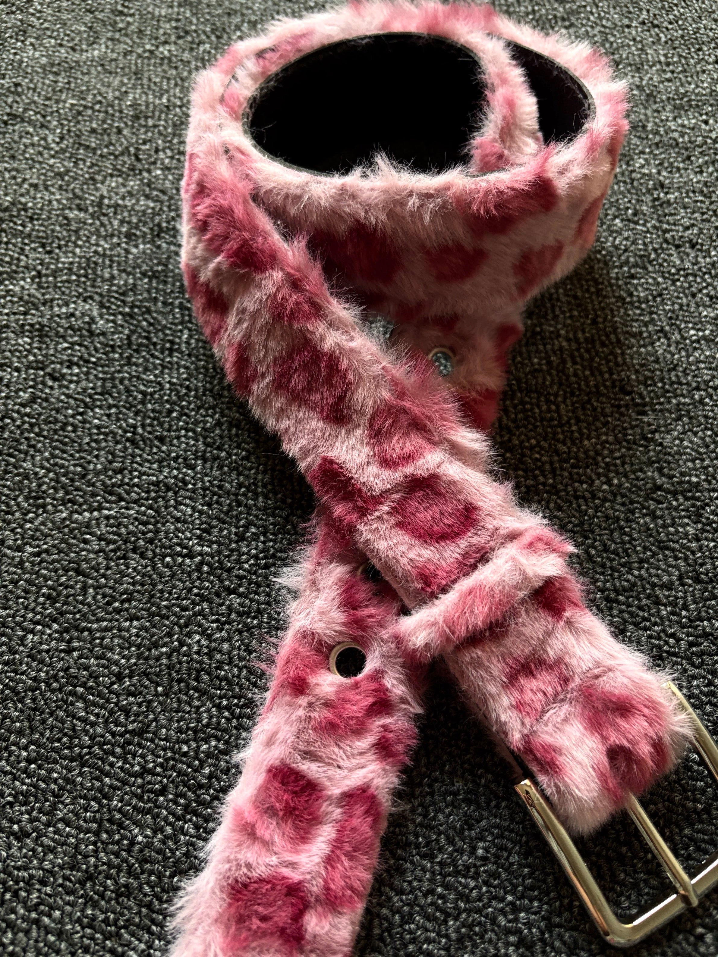 Pink Panther Plush Belt