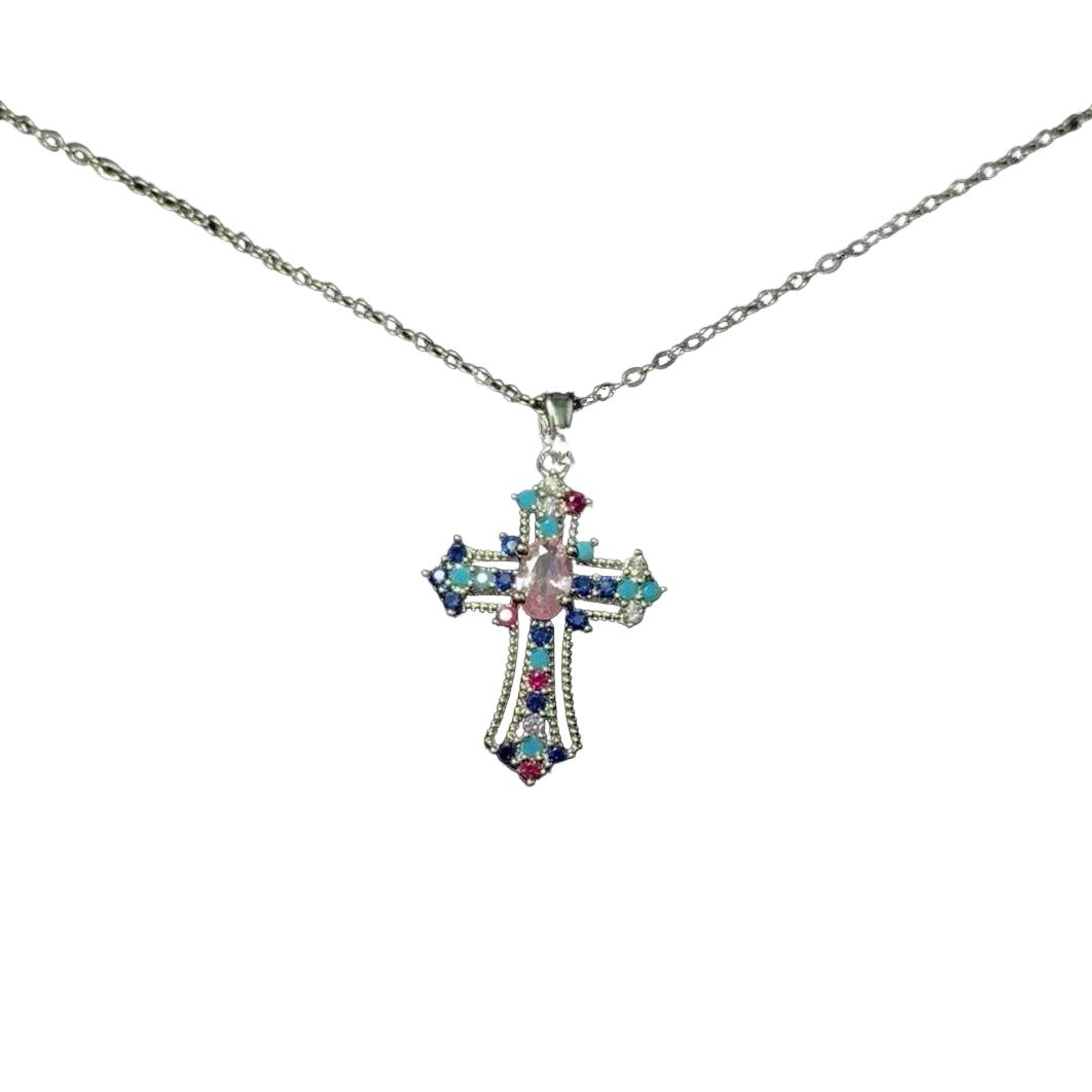 Aurora Cross Necklace