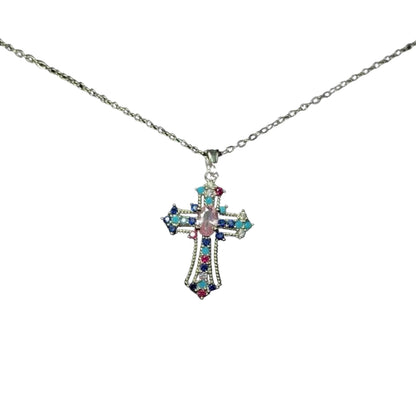 Aurora Cross Necklace