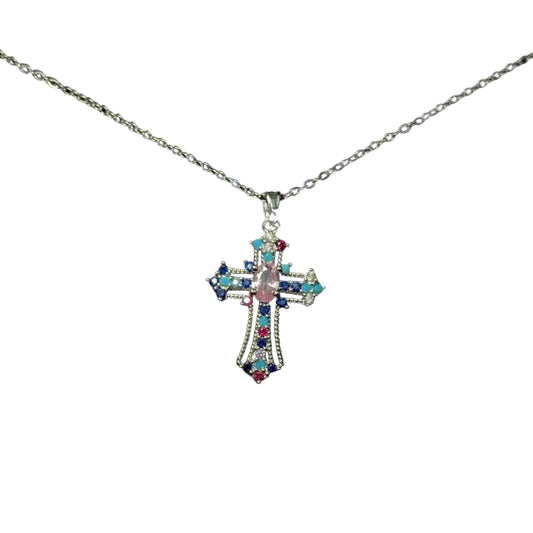 Aurora Cross Necklace