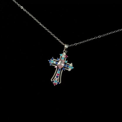 Aurora Cross Necklace