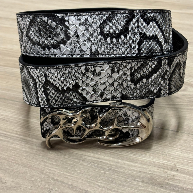 0357 - Y2K Buckle Snake Belt