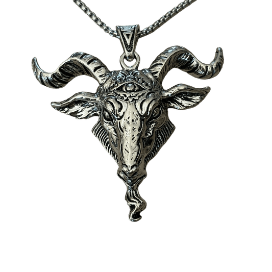 0288 - Demon Goat Head Necklace