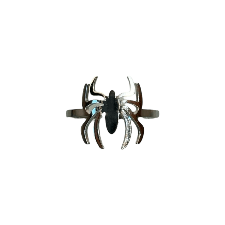 0308 - Silver Mini Spider Ring