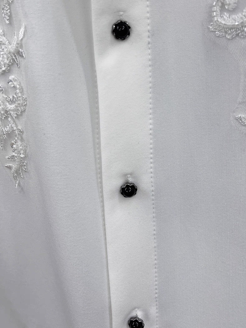 Baroque Veil Button Shirt