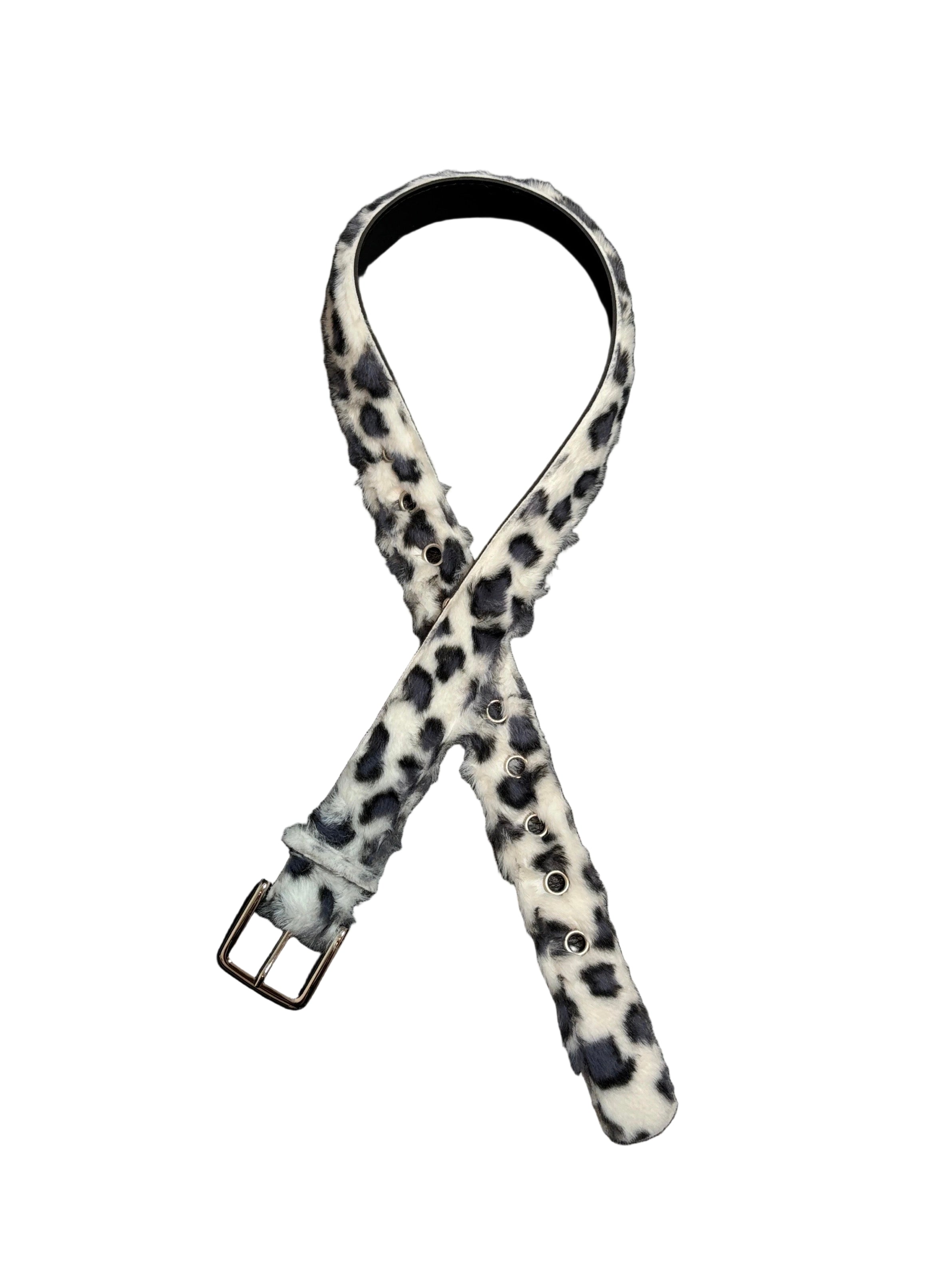 Snow Leopard Plush Belt
