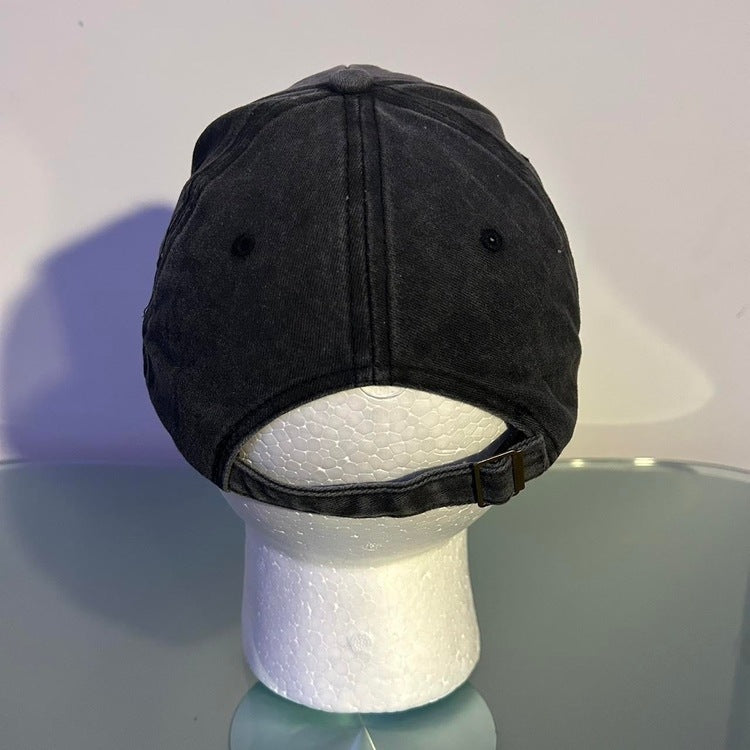 0233 - Vintage Distressed Shark Hat (shadow gray)