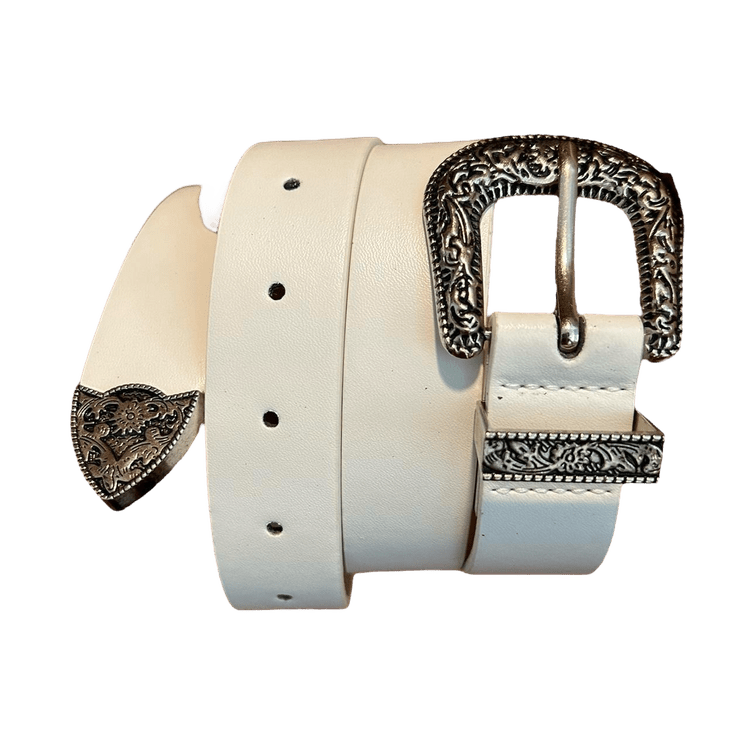 0009 - Y2K Buckle Belt (white)