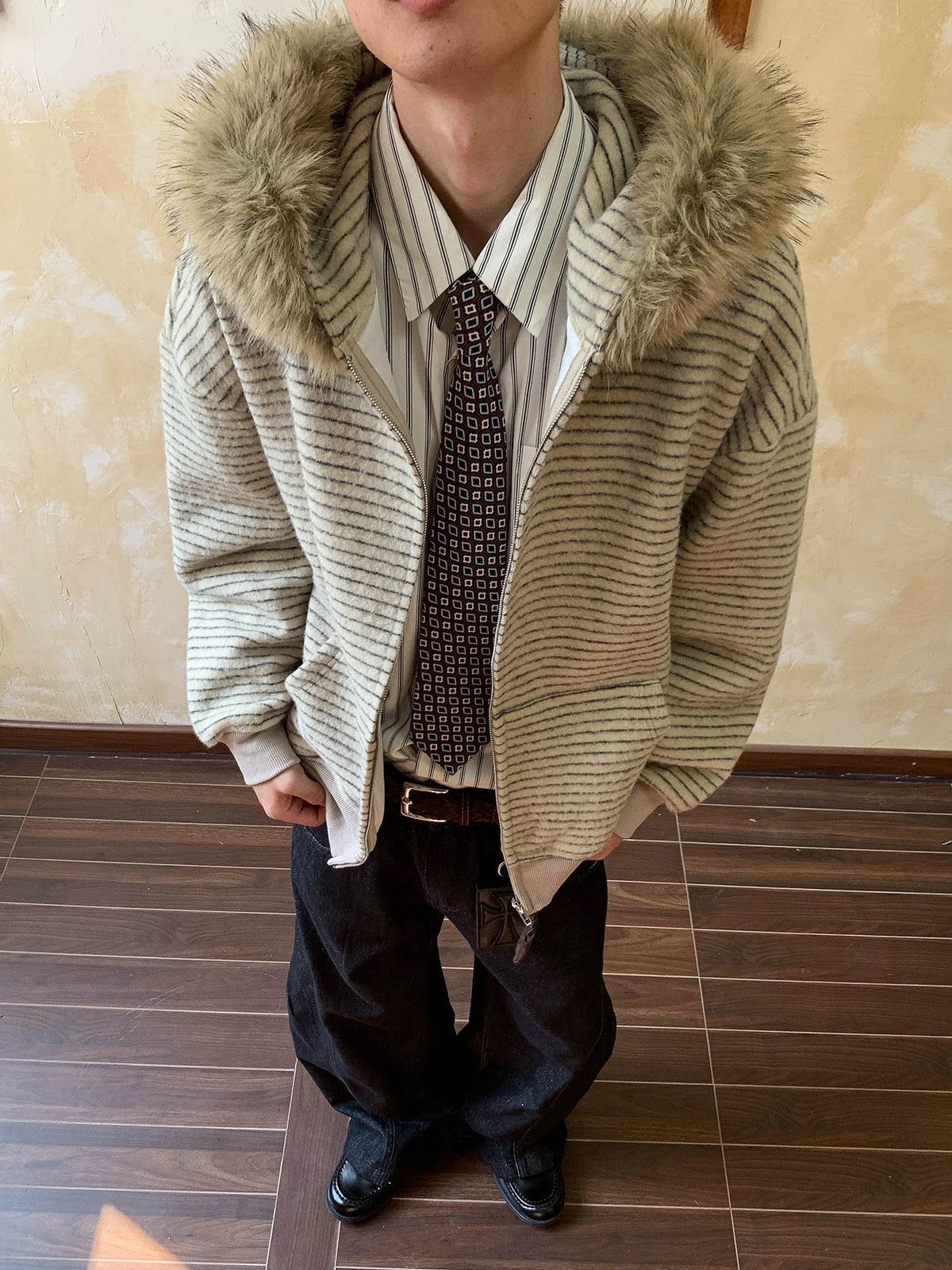 Arctic Striped Zip Up