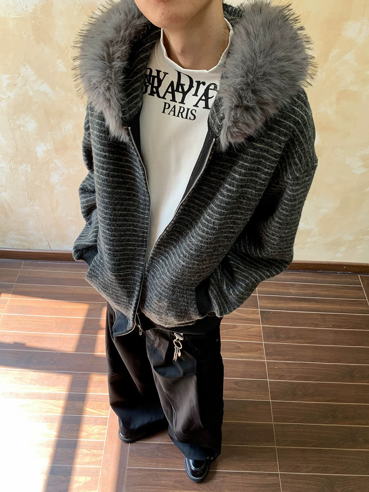 Arctic Striped Zip Up