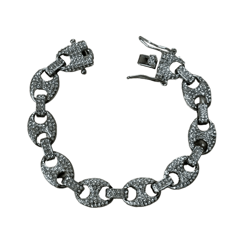 0194 - Sparkling Mariner Link Bracelet (Silver)