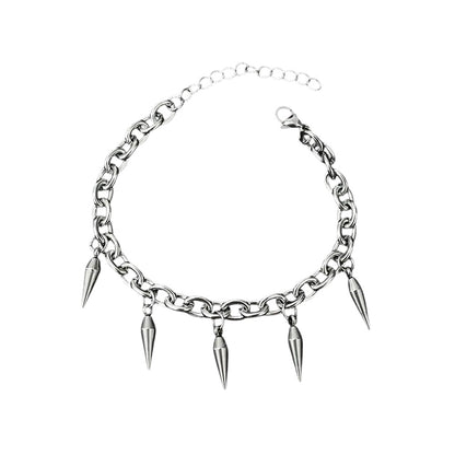 Spike Rivet Steel Bracelet