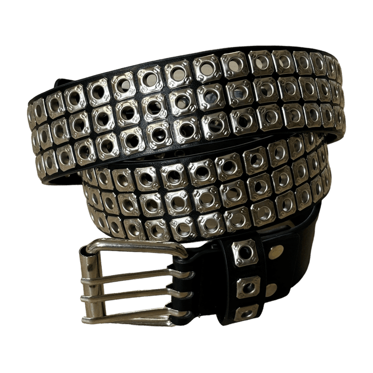 0067 - Triple Grommet Steampunk Belt