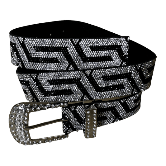 0035 - Sparkling Techno Rhinestone Belt