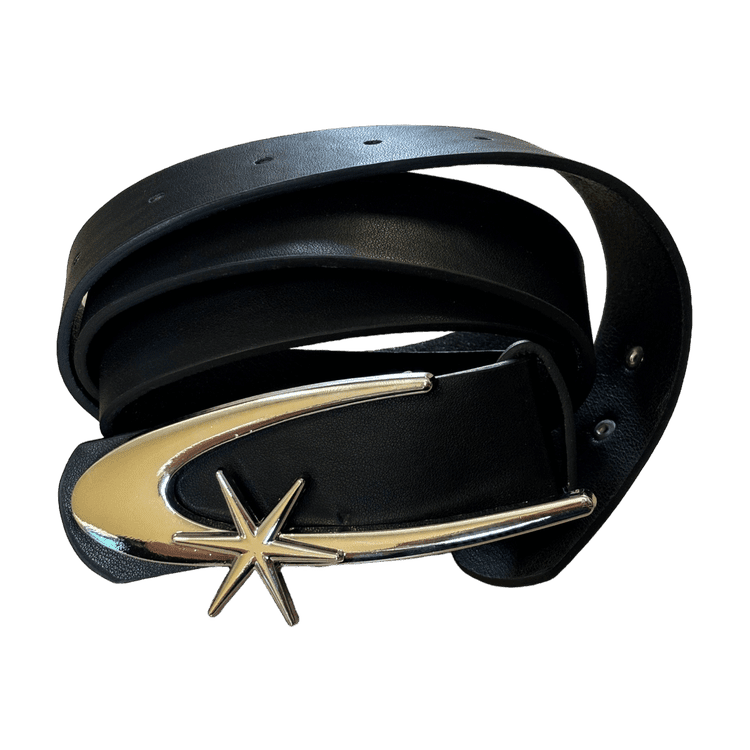 0027 - Y2k Moon Buckle Belt