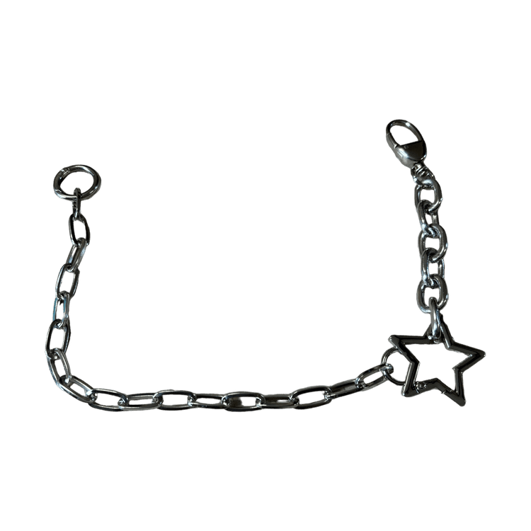 0056 - Silver Star Wallet Chain