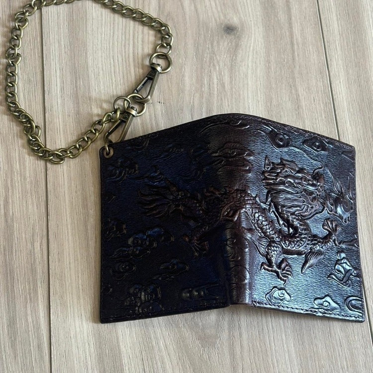 0334 - Embossed Dragon Wallet