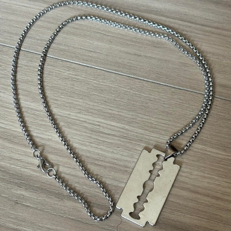 0195 - Razor Blade Necklace