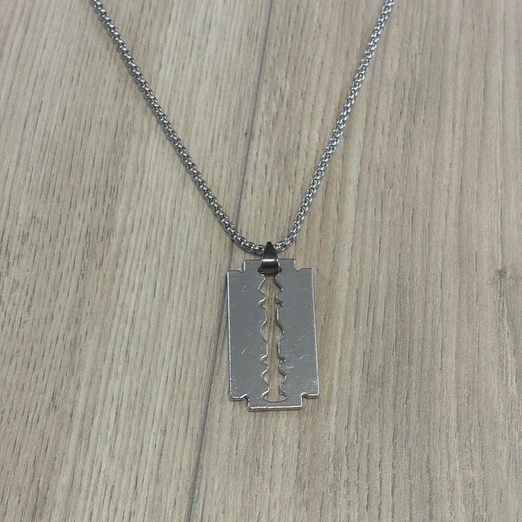 0195 - Razor Blade Necklace