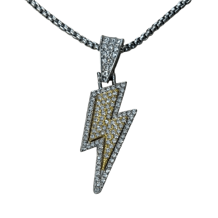 0229 - Rhinestone Thunder Necklace