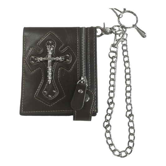 0139 - Brown Cross Wallet