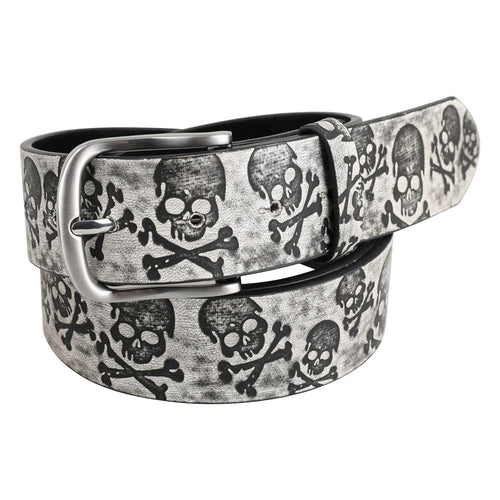 Death Skull Cross Bone Belt