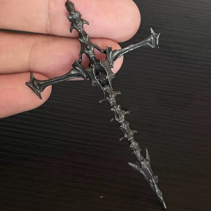 Cursed Skeleton Cross Necklace
